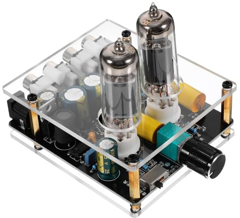 Artibetter High Fidelity Tube Preamp Amplifier Board 6k4/6a2 Lightweight Pre-amp for Phono Preamp with Pcb and Abs Material to Enhance Audio Effect in Modern Home Decor and DIY Home Theater