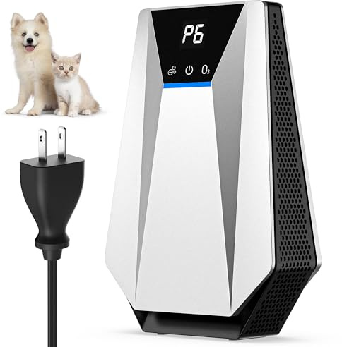 99% Cat Litter Deodorizer, Ozone Odor Eliminator & Air Ionizers