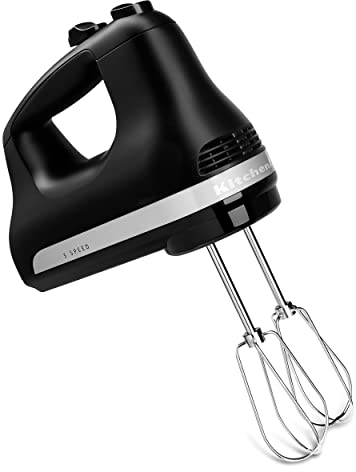 KitchenAid 5 Ultra Power Speed Hand Mixer - KHM512, Matte Black