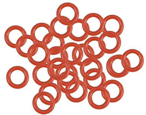 sourcing map 30 Stück O Ringe 5mmx3mmx1mm Dichtungsringe Rund Gummi Dichtung O Ring Seals Unterlegscheibe für Wasserhahn Spülventile Waschbecken Duschablauf Hydraulik Rohrschlauch