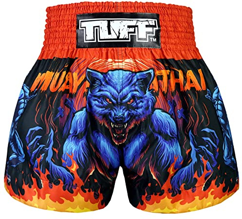 Tuff Sport Muay Thai-Shorts, Box-Shorts, traditioneller Stil, Workout-Set, MMA-Hose