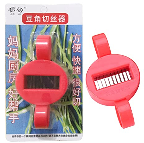 Herramienta judías verdes - Cortador verduras estilo francés Bean Slicer Cutter,Cuchillas acero inoxidable Green Runner Bean Cortador verduras Cortador Removedor Pelador Youding