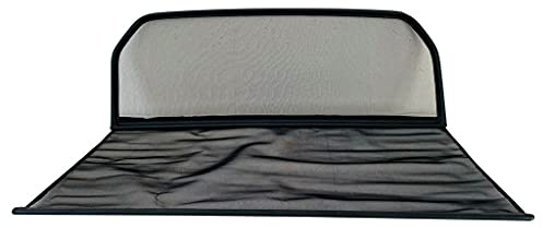 PureWind Windschott kompatibel mit VW Käfer 1302/1303 Baujahr 1968-1979 (Schwarz) – Windschott Universal mit Anbaumaterial ohne Tasche