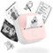 Omezizy T02 Thermarote Sticker Printer - Thermal Bluetooth Mini With 1 Roll Sticker Paper, Inkless for DIY, Scrapbook, Journal, Study Notes, Memo, List, Birthday Gift