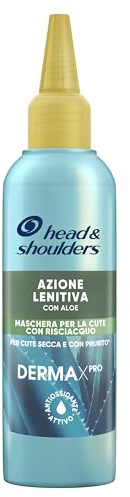 Head & Shoulders DERMAXPRO Anti-Schuppen-Hautmaske Beruhigende Wirkung mit Aloe E und Vitamin E - Bis zu 72 Stunden Feuchtigkeit für trockene Haut, 145 ml