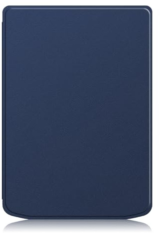 Yiernuo Hülle für Pocketbook Verse ‎PB629 /Verse Pro PB634 6 Zoll e-Book Reader, Schlank Slim Schutzhülle mit Auto Schlaf/Wach,Dunkelblau