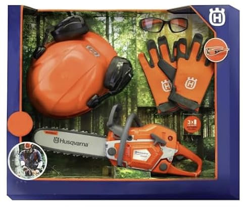 Husqvarna Spielzeug-Kettensäge 550 XP mit Schutzausrüstung