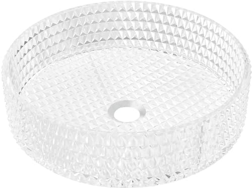 Mexen 24013900 Aura Aufsatzwaschbecken aus Glas, Transparent