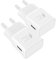 15W 2er Pack USB Ladegerät Stecker, Schnellladestecker Netzteil Adapter für Samsung Galaxy S20, S10, S9, S8, S7, S6, A15, A55, A56, A25, A35, S21, A34, A05S, A54, A52 und andere Smartphones/Geräte