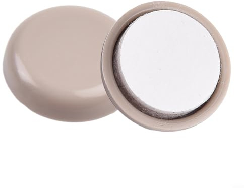 Floweringbeter Feltrini rotondi per mobili per tappeti, resistenti, in plastica, facili da spostare, per divano, tavolo, sedia, cassettiera (50 mm)