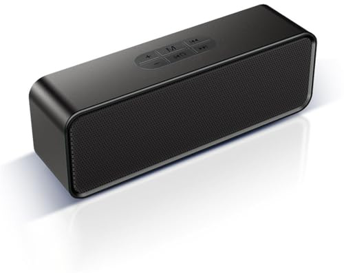 ZZOSRDR Bluetooth Speaker, Portable Wireless Speakers Bluetooth 5.0 Speaker with 1200mAh Battery, 3D Stereo HiFi Bass, 12 Hour Playtime, Support Bluetooth, U Disk, AUX Audio, TF Card