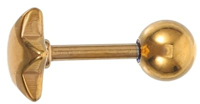 Beaupretty Stjärnformad Tungpiercingstav i Rostfritt Stål Allergivänlig och Bekväm Tungpiercing för Vardag och Fest Slitstark Kroppssmyckesdekoration för Känslig