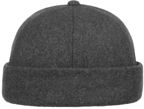 Lipodo Dockermuetze Schirmmuetze meliert Fleecefutter Herren Herbst Winter