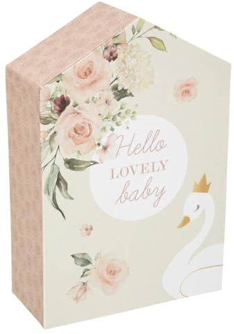 Atmosphera - Coffret de Naissance Maison Cygne H30-5 cm