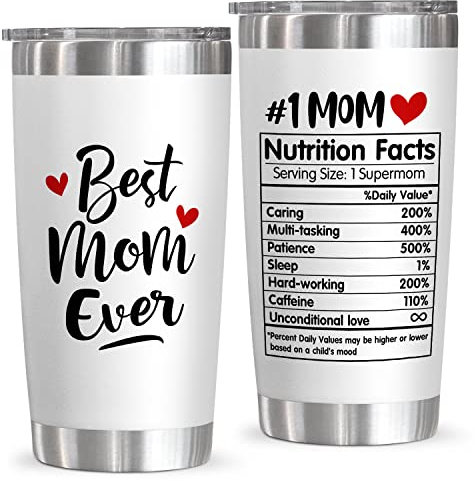 TEEZWONDER Geschenke für Mutter von Tochter, Sohn, Weihnachten, Muttertag, Valentinstag, Geburtstag für Mutter, Oma, Schwiegermutter, Bonus-Mutter, neue Mutter, Geschenke für Frauen, 590 ml