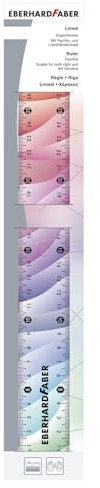 NEU Lineal Rainbow Flexibel, 30 cm