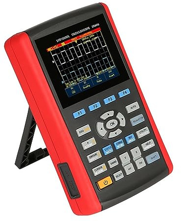 Osciloscopio digital Osciloscopio de almacenamiento portátil Pantalla digital LCD de 3,5 50 MHz 250 MS/s Mini osciloscopio de e automática USB con medición fácil(1050DL)
