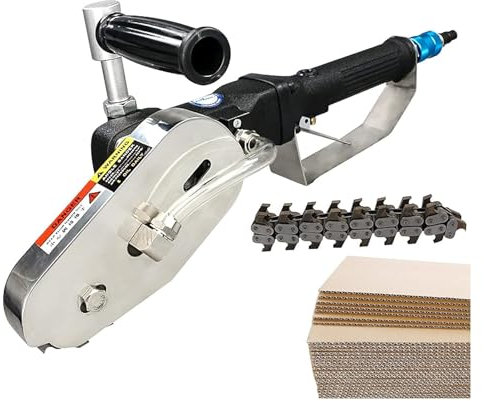Máquina peladora de papel industrial, cajas de papel para residuos Pelador papel neumático Eliminación una sola garra Máquina cortadora de cartón corrugado Herramienta cortadora de cartón 2500 RPM