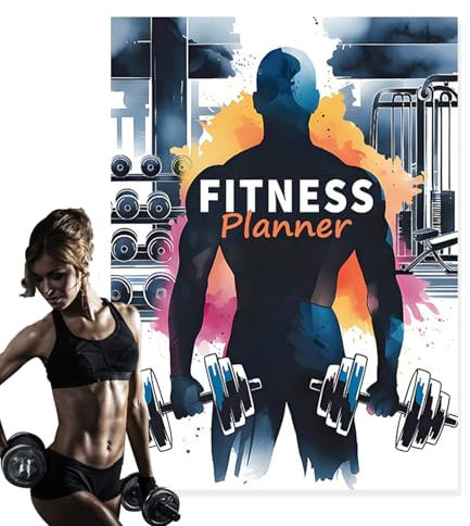 Planificateur de fitness pour hommes - Entraînement de journal pour femmes, planificateur de cahier d'entraînement | Tracker de formation de fitness, livre d'exercice quotidien, calendrier du