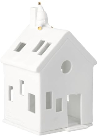 Räder Porzellan-Dorfhaus – Weihnachtsmann wartet auf Rudolf