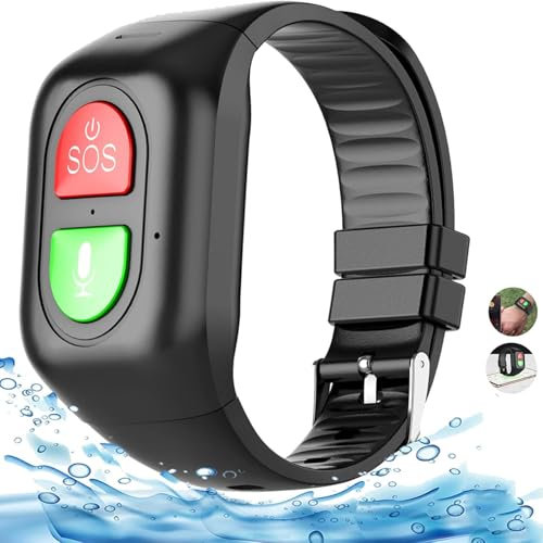 Reloj inteligente de seguimiento GPS para personas mayores, llamada de voz 4G impermeable, botón de emergencia SOS, recordatorios de medicación y vibración, ideal para el cuidado de la demencia y el