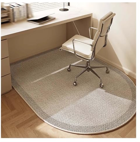 Tappetino per sedia da gioco di alta qualità, per proteggere il pavimento, tappetino per sedia da ufficio, tappeto resistente e protezione per pavimenti duri, per sedie a rotelle per computer (grigio