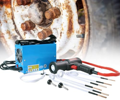 Induktionsvärmare-kit, 1 500 W flamlöst magnetiskt verktyg för höghållfast bultborttagning, handuppvärmd magnetisk induktions värmeverktyg