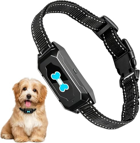 Haustierfreundliches Halsband Antibellhalsband für Hunde vibrationshalsband Anti Bell Halsband für Hunde Praktische Hundeerziehungshilfen für Kleine und Mittelgroße Hunde