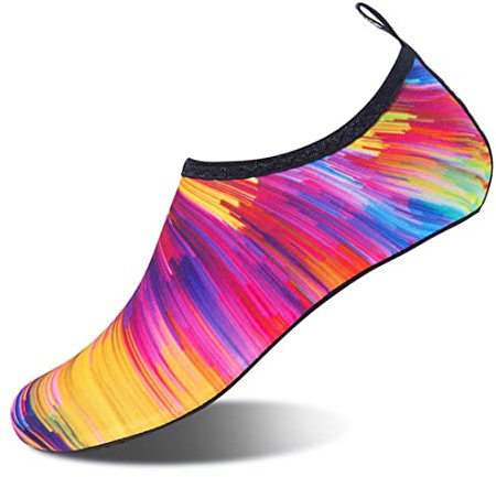 YALOX Water Shoes Women's Men's Outdoor Beach Swimming Aqua Socks Quick-Dry Barefoot Shoes Surfing Yoga Pool Exercise(Color,40/41EU), 9-10 Women/7.5-8.5 Men