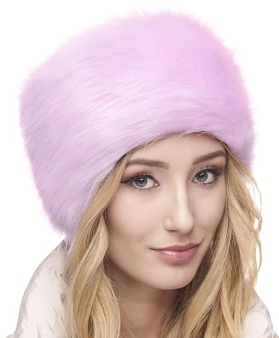 Futrzane Classic Kosakenmütze - Fellmütze Damen Winter - Pelz Russische Mütze