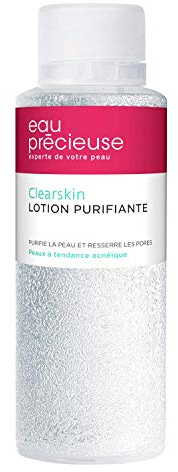 Eau Précieuse - Lozione Purificante Clearskin - Pulisce e purifica la pelle - Stringe i pori - Elimina le impurità - Cura per la pelle con tendenza acneica - 375 ml