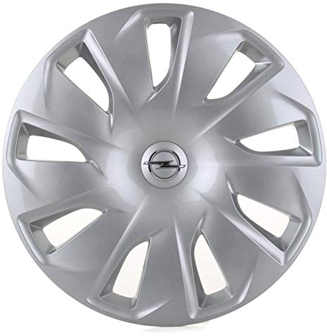 General Motors Opel Original Radkappe, 16 Zoll, Chrom, Kunststoff, Schnapp, 13409775, Silber