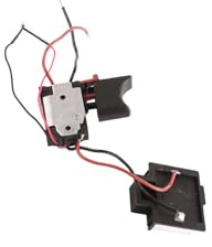 Fafeicy Interruptor de Gatillo Eléctrico para Taladro, CW/CCW, 7,2V-24V DC, 16A, Negro