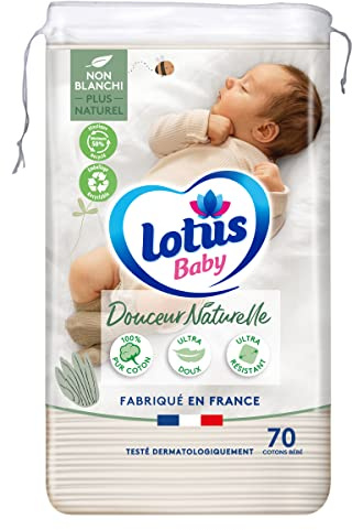 Lotus Baby Douceur Naturelle Baby-Baumwolle, ungebleicht, 70 Baumwolle