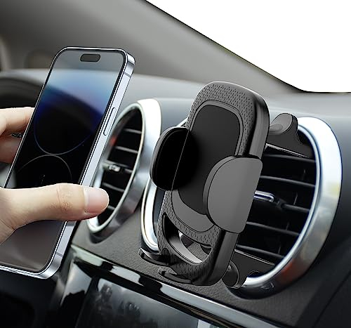 YIEDDE Supporto per cellulare per fori di ventilazione rotondi Supporto per auto Mercedes Benz/FIAT-500/ ibiza/MINI protezione contro il supporto per cellulare per iPhone Samsung-Galaxy,