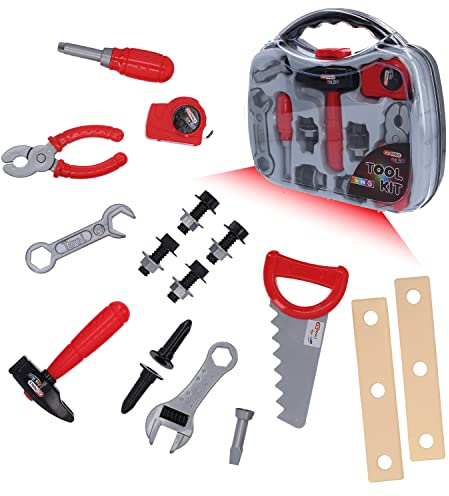 KS Tools 100203 Verktygssats för barn med verktygslåda, 21 delar