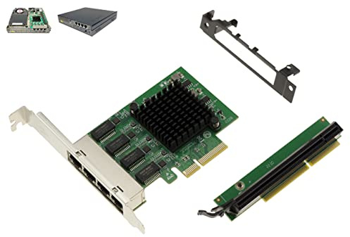 KALEA-INFORMATIQUE 4-portars RJ45 Gigabit Ethernet 10 100 100 1000 Mbps LAN-kontrollkort för Lenovo Tiny5 M720Q M920Q M920X P330