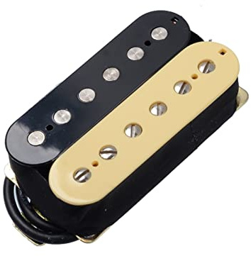 Tonabnehmer Set E-Gitarre Pickup Bridge Hals/Mid/Bridge Humbucker Pickups Black Guitar Parts (Color : Bridge Pickup)