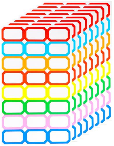 240 Stück Namensaufkleber Personalisierte Namensaufkleber Kinder Schule Universal Namensaufkleber Kinder Etiketten Selbstklebend Dauerhaft Namensaufkleber Schule Name Stickers für Innen und Außen