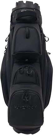 Haicaddy Deluxe Organizer Golfbag I Herren & Damen I kein Schlägerklappern | kein Verhaken dank durchg. Schlägerbahnen bis zum Boden I 10 Taschen I Magnettasche für Schnellzugriff I große Kühltasche