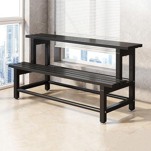 Supporto per piante in metallo a 3 livelli per esterni, scaletta per vasi da fiori, scaffale da giardino per casa, giardino, patio, balcone.