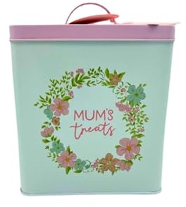 TinTastic Personalised Biscuit Tin for Mum - Fill With Her Favourite Sweets, Chocolate or Savoury Snacks - Refillable Treats Hamper