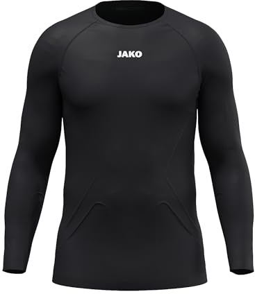 JAKO Unisex Longsleeve-Shirt Lightweight, schwarz, M