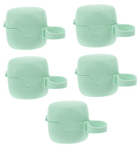 TOYANDONA 5St Napphållare Fodral Bärbar Nappbox i PP Dammtålig Förvaring för Praktisk Skyddande Förvaringslåda för Babyprodukter Nycklar