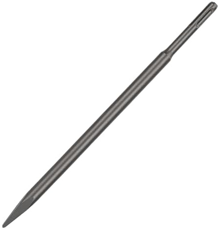 Phyxlyn 16 Inch SDS Plus Chisel, Point Chisel with Sds Plus Shank Ideal for Concrete Demolition, Tile Removal Chisel Tool for SDS Plus Hammer Drill Attachment