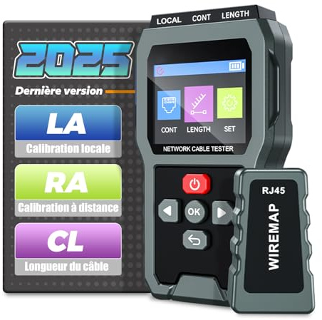YGGYM Network Cable Tester, Multi-Function Wire Tracker 8128 (Grey)