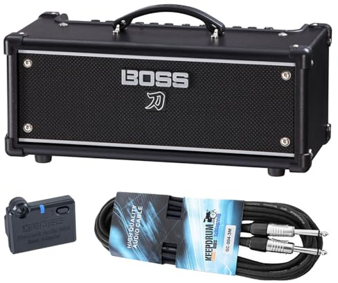 Boss Katana Head Gen 3 Gitarren-Verstärker Topteil mit BT-Dual und keepdrum Kabel