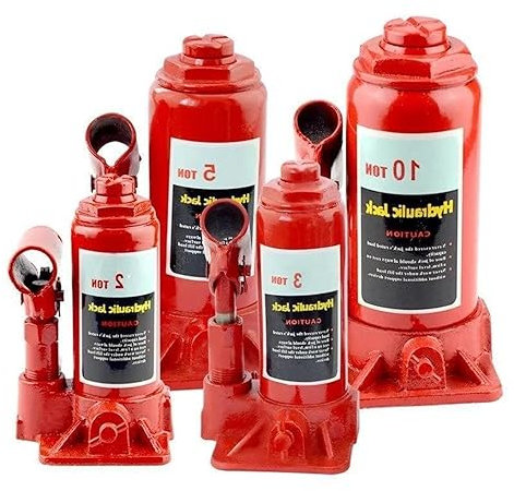 Wagenheber, Wagenheber Auto Mit 5T Handhydraulik Vertikaler Hydraulikheber Wagenheber Autowerkzeug, Wagenheber-Kit