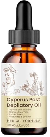 Inibitore della crescita dei - Olio da barba | Soluzione idratante 60 ml per pelle, cura del corpo, zona intima, ascelle, zona bikini e pube