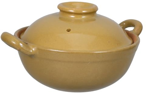 GLEAVI Cocotte Argile Pour Cuisson Ragoût Marmite Domestique Essentielle Ustensiles De Cuisine Marmite à Soupe Pour Maison